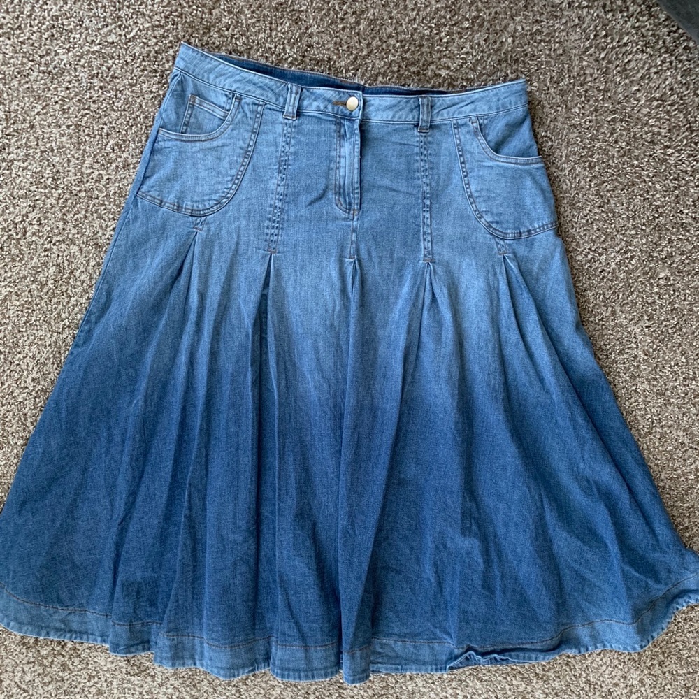 Women’s Plus Size Denim Skirt